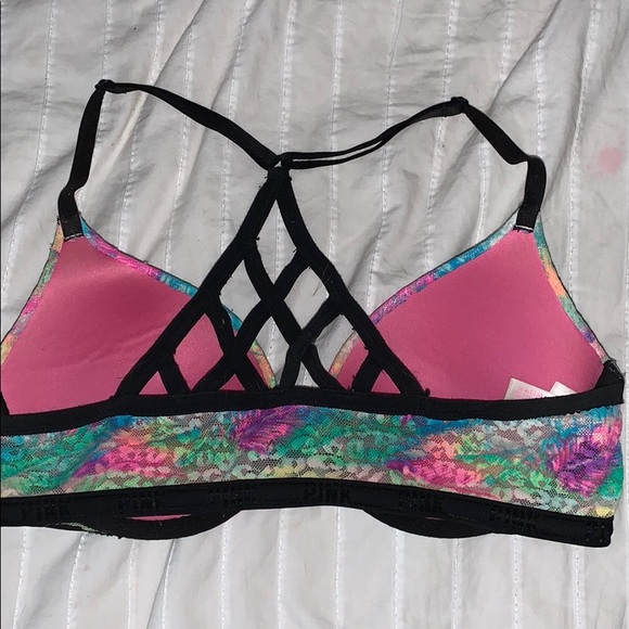 VS PINK padded racerback bra (NWOT) - Picture 2 of 3